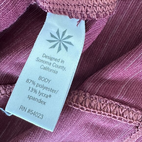 Athleta Striated Hope Jacket Size S Red Running Full zip - Picture 7 of 10